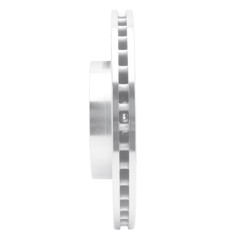 Cadillac ATS Brake Rotor (1) - Front Right - R1 Concepts - Drilled & Slotted - Silver - `13-`25